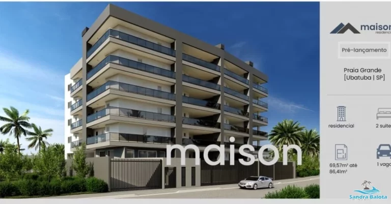Imagem Apartamento Praia Grande/ 2 dormitórios sendo 1 suíte mais lavabo