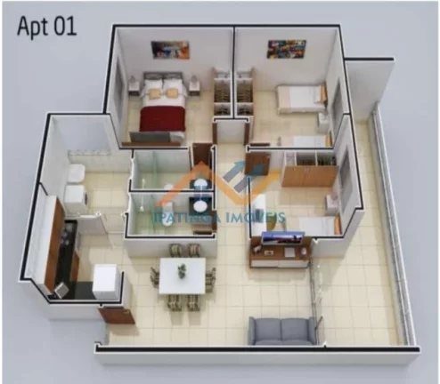 Imagem Apartamento de 3 quartos no Horto em Ipatinga