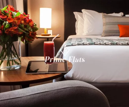 Imagem Flat disponível para venda Wyndham São Paulo Berrini, com 29m², 1 dormitório e 1 vaga