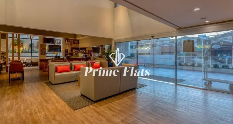 Imagem Flat disponível para venda no Mercure São Paulo Nações Unidas, com 27m², 1 dormitório e 1 vaga de garagem