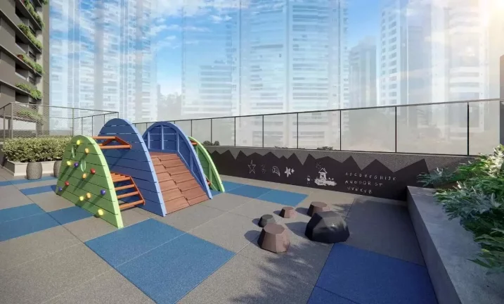 Imagem AMPÈRE BROOKLIN - Aptos de 262m² e 482m², ótima localização, 950m da Estação Berrini da CPTM!