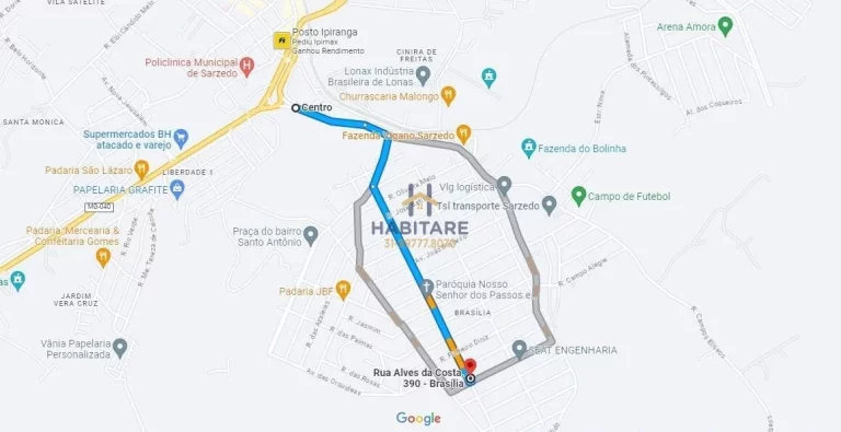 Imagem 2 Lotes juntos no bairro Brasília - Sarzedo