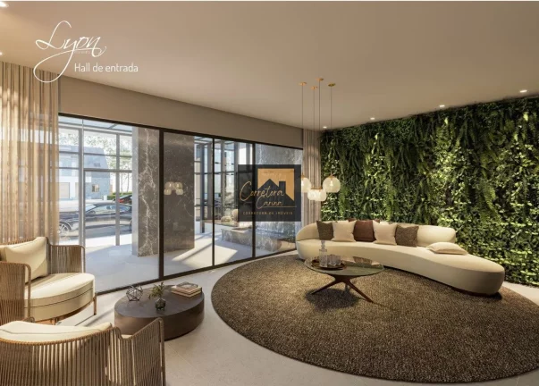 Imagem Apartamento no 8º andar com 113,35m² privativos, 3 quartos sendo 3 suítes com persianas automatiz...
