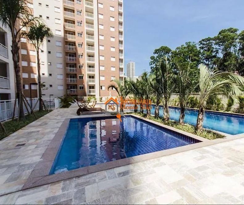 Imagem Apartamento com 2 dormitórios - venda por R$ 520.000,00 ou aluguel por R$ 3.659,89/mês - Jardim Flor da Montanha - Guarulhos/SP