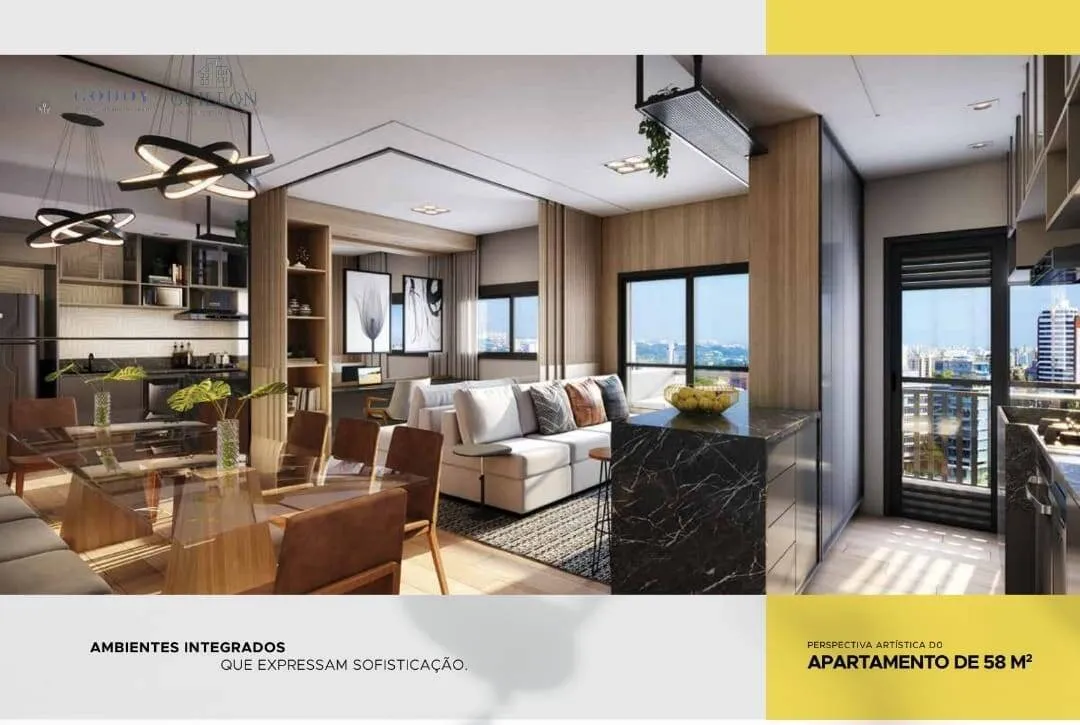 Imagem Apartamento à venda 2 Quartos, 1 Suite, 1 Vaga, 58.45M², Jardim Esplanada, São José dos Campos - SP | VISION COLINAS