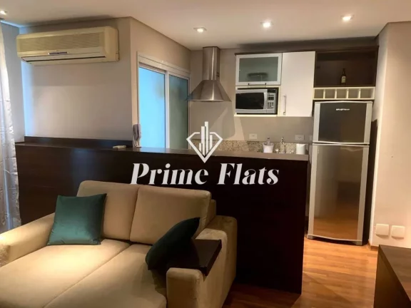 Imagem Flat disponível para venda no Edifício Mandarim no Brooklin, com 50m², 1 dormitório e 1 vaga