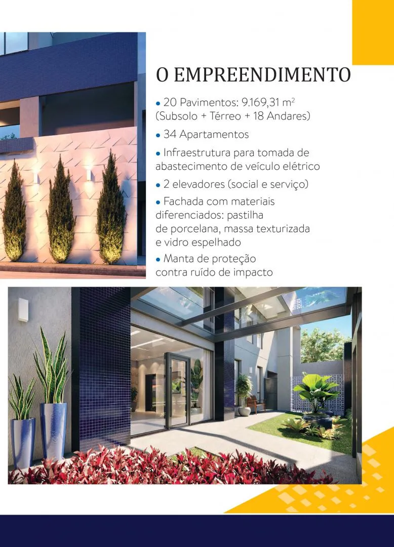 Imagem Lançamento: Apartamento no EDIFÍCIO LONDON RESIDENCE no Bairro Coqueiral em Cascavel - 178.63m² com portaria 24h
