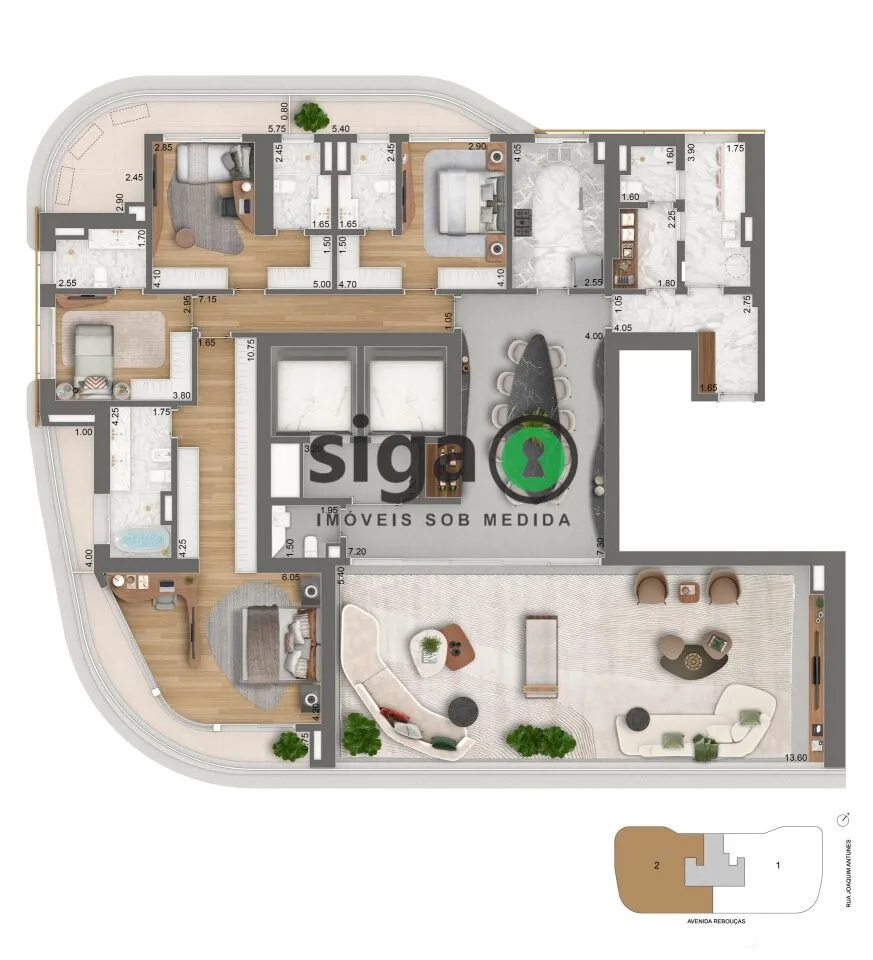 Foto do imóvel Apartamento de Luxo no Jardim Europa com Vista Infinita ? 339m² e 4 Suítes