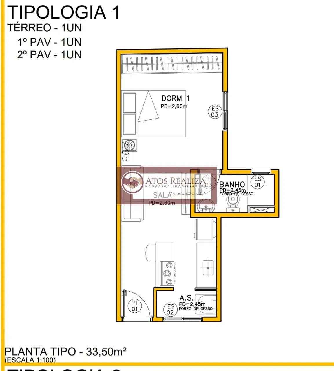 Imagem Apartamento para locação em Vila Inglesa, SP - 33,5m²