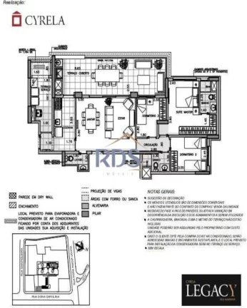 Imagem Vende apartamento de 3 dormitórios com 2 vagas na Vila Mariana