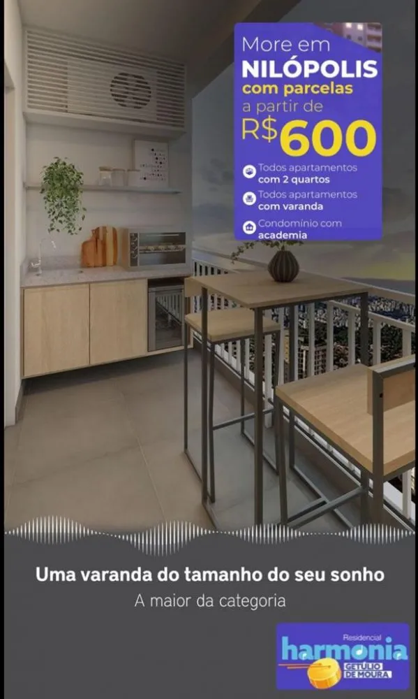 Imagem Apartamento em Lançamentos no bairro Edson Passos - Mesquita, RJ