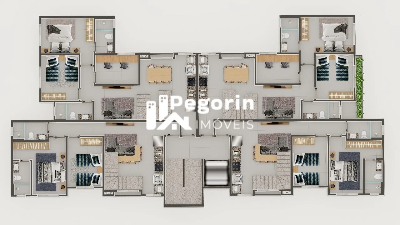 Imagem Apartamento à venda, no Liverpool em Pinhais, Estância Pinhais, com 3 quartos, 65,40m²