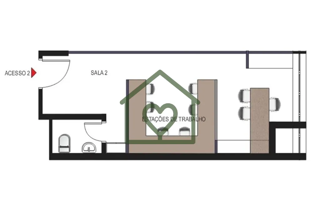 Imagem Excelente oportunidade para investidores: sala comercial já locada, com retorno garantido! 
 
Local...