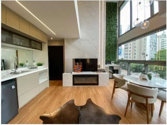Imagem Apartamento Duplex com 1 dormitório à venda, 72 m² por R$ 1.980.000,00 - Pinheiros - São Paulo/SP