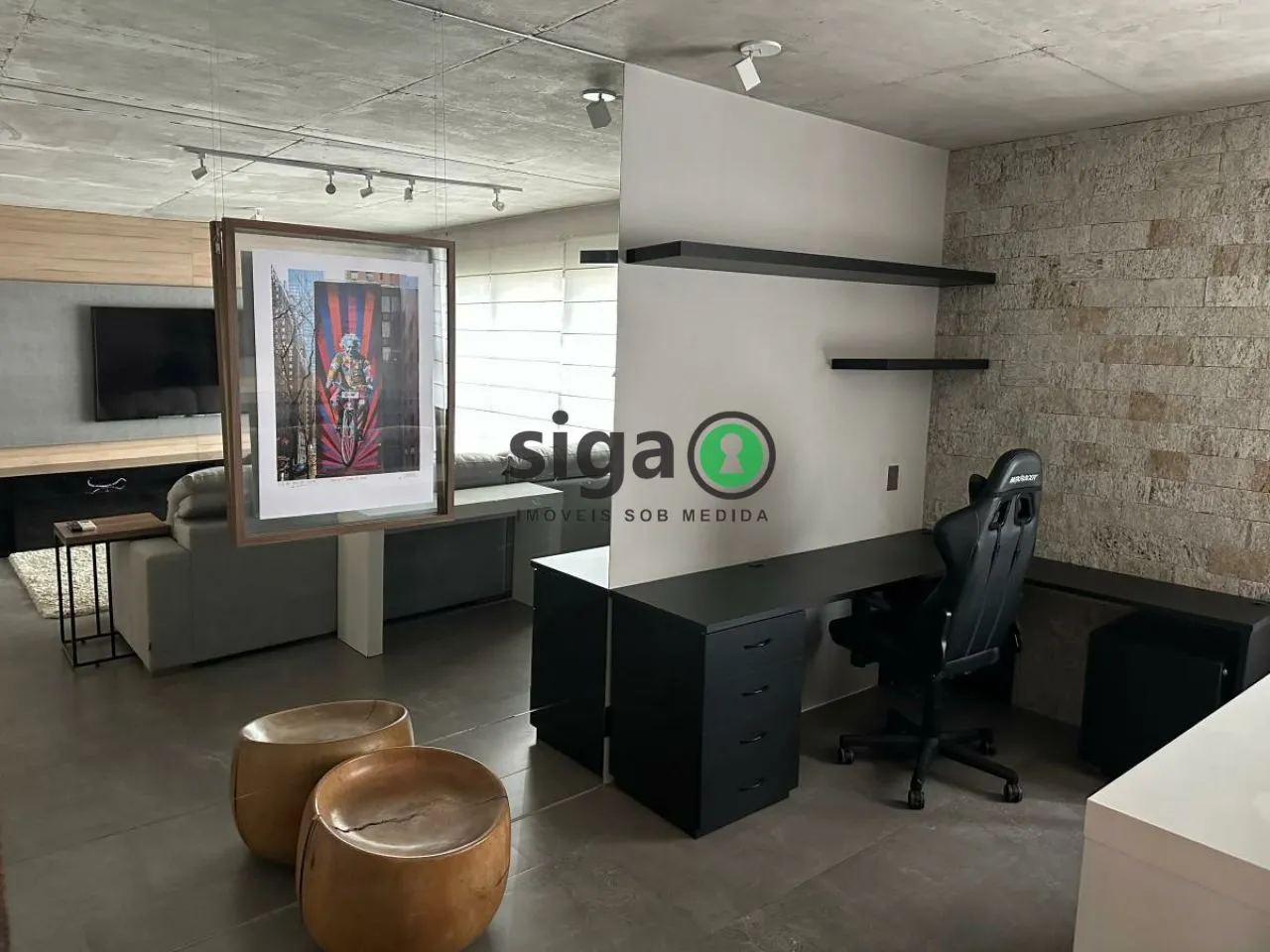 Imagem Apartamento no Brooklincom, 90 metros, 1 Dormitório, 2 Vagas