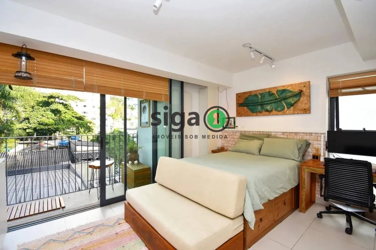 Imagem Studio para VENDA, MOBILIADO, com 33m, 1 suite, na Vila Madalena