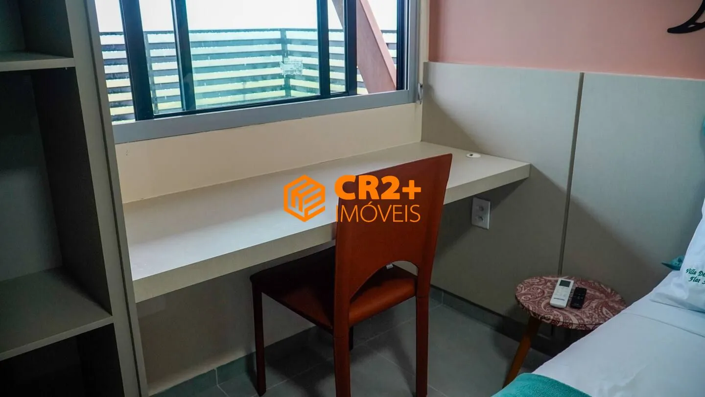 Imagem Flat à Venda com 2 quartos, 1 suíte em Porto de Galinhas -Finamente decorado- Po