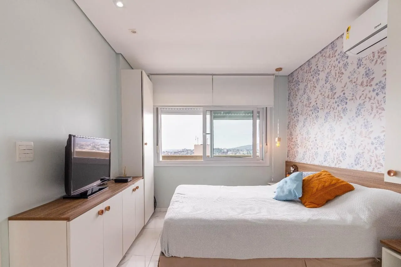 Imagem Apartamento de 1 dormitório mobiliado no pornto mais alto do Petrópolis,