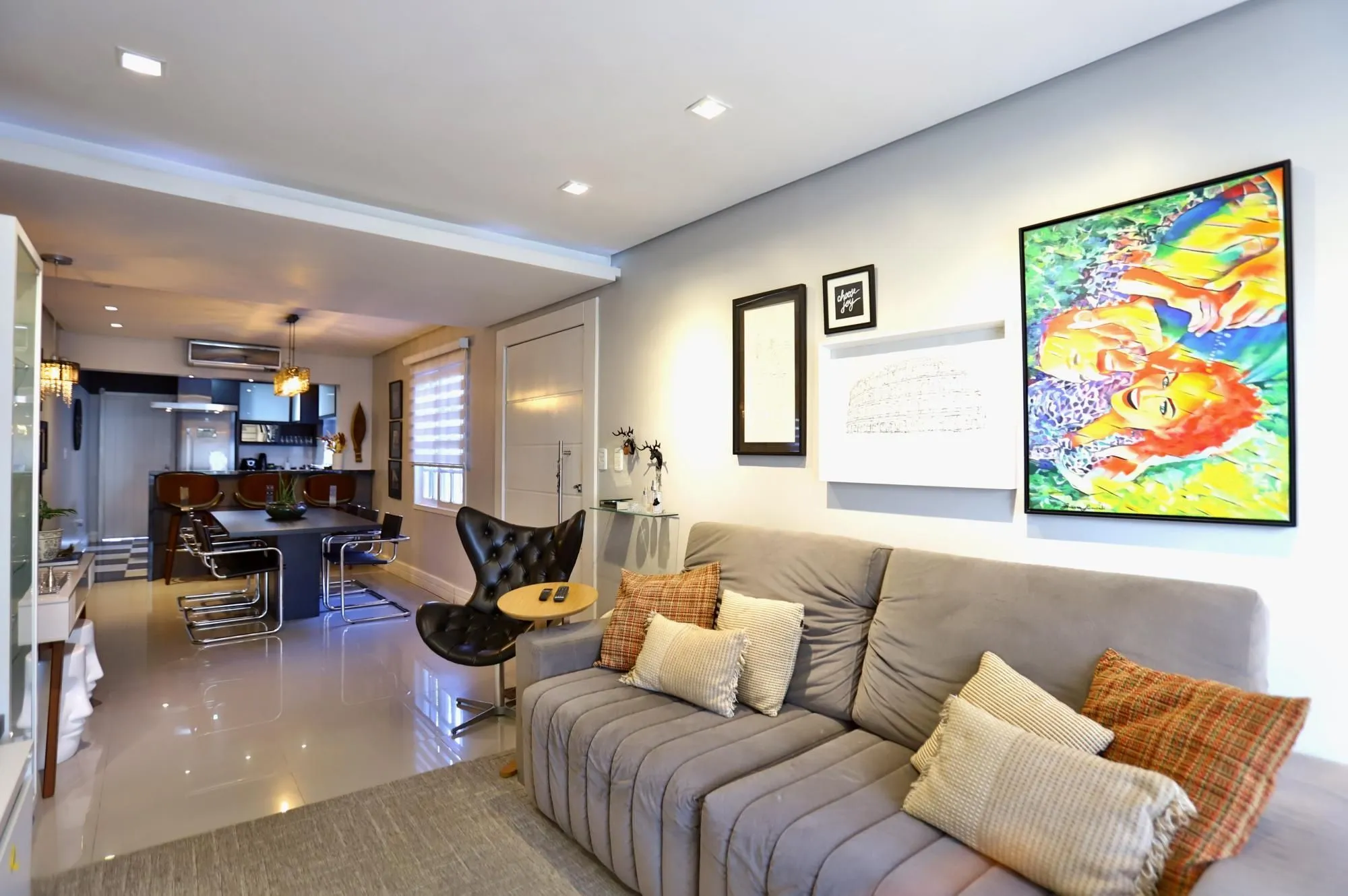 Imagem Casa mobiliada com suíte, patio e espaço gourmet completo
