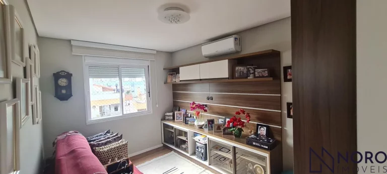 Imagem Apartamento Semi Mobiliado de 3 Dormitórios com Suíte e 2 Garagens no Bairro Men