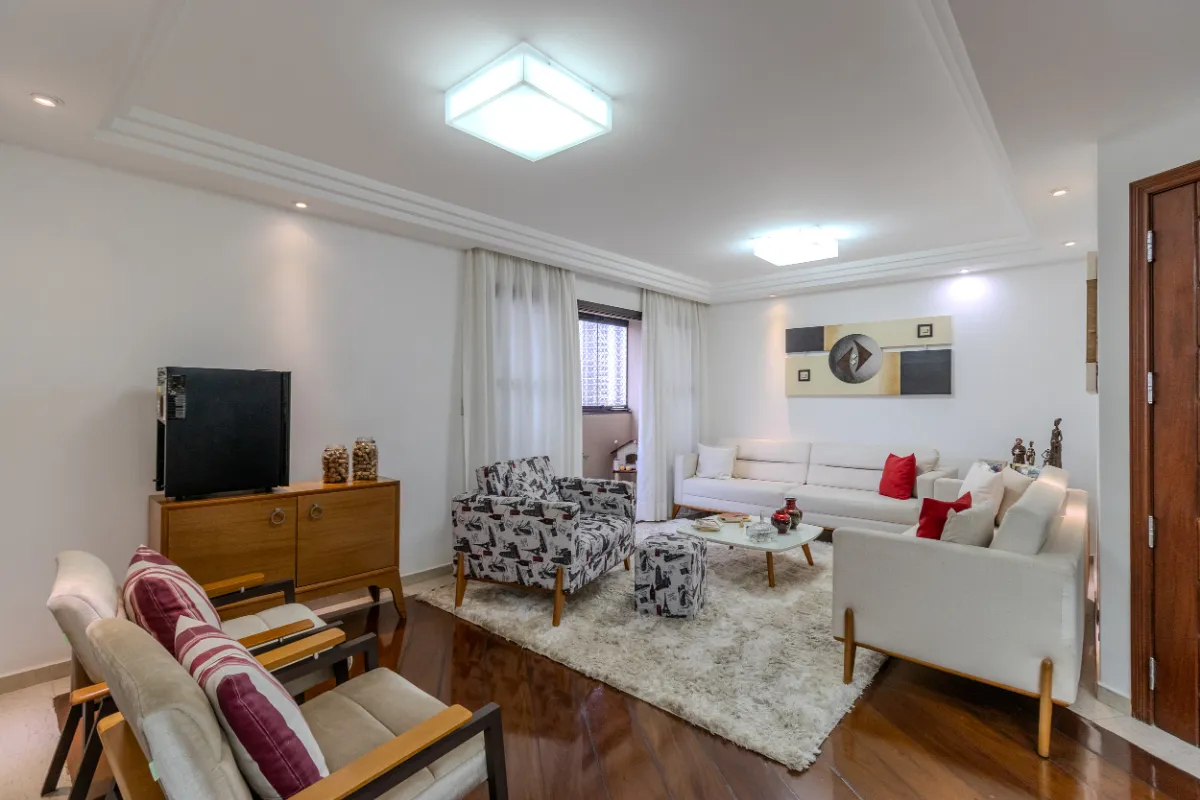 Imagem Apartamento para venda em Vila Bastos com 3 quartos, sendo 3 suítes, 176m2