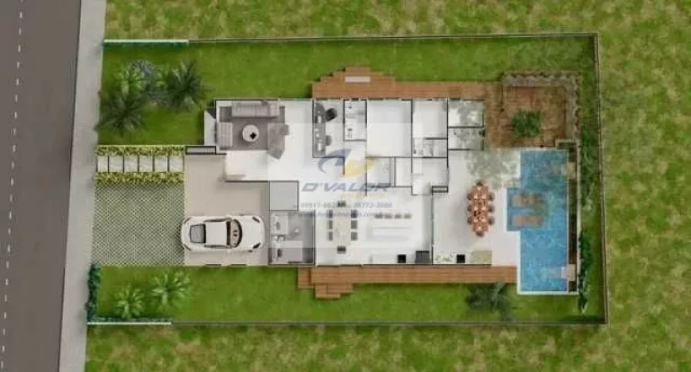 Imagem Vendo Casa em Condomínio Fechado, com 295 m², 4 suítes (1 master) + DCE e 4 vagas