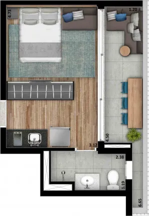 Imagem Apartamento à Venda, 26 m² em Perdizes - São Paulo