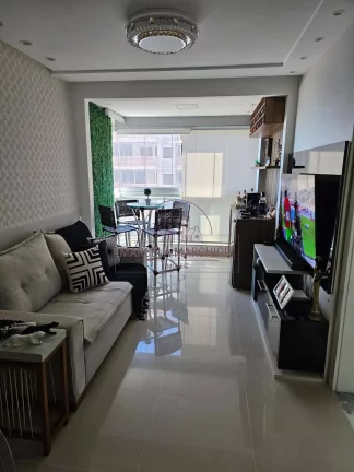 Imagem Ap 2 quartos, suíte, porteira fechada, vista pro mar, lazer completo, 1 vag