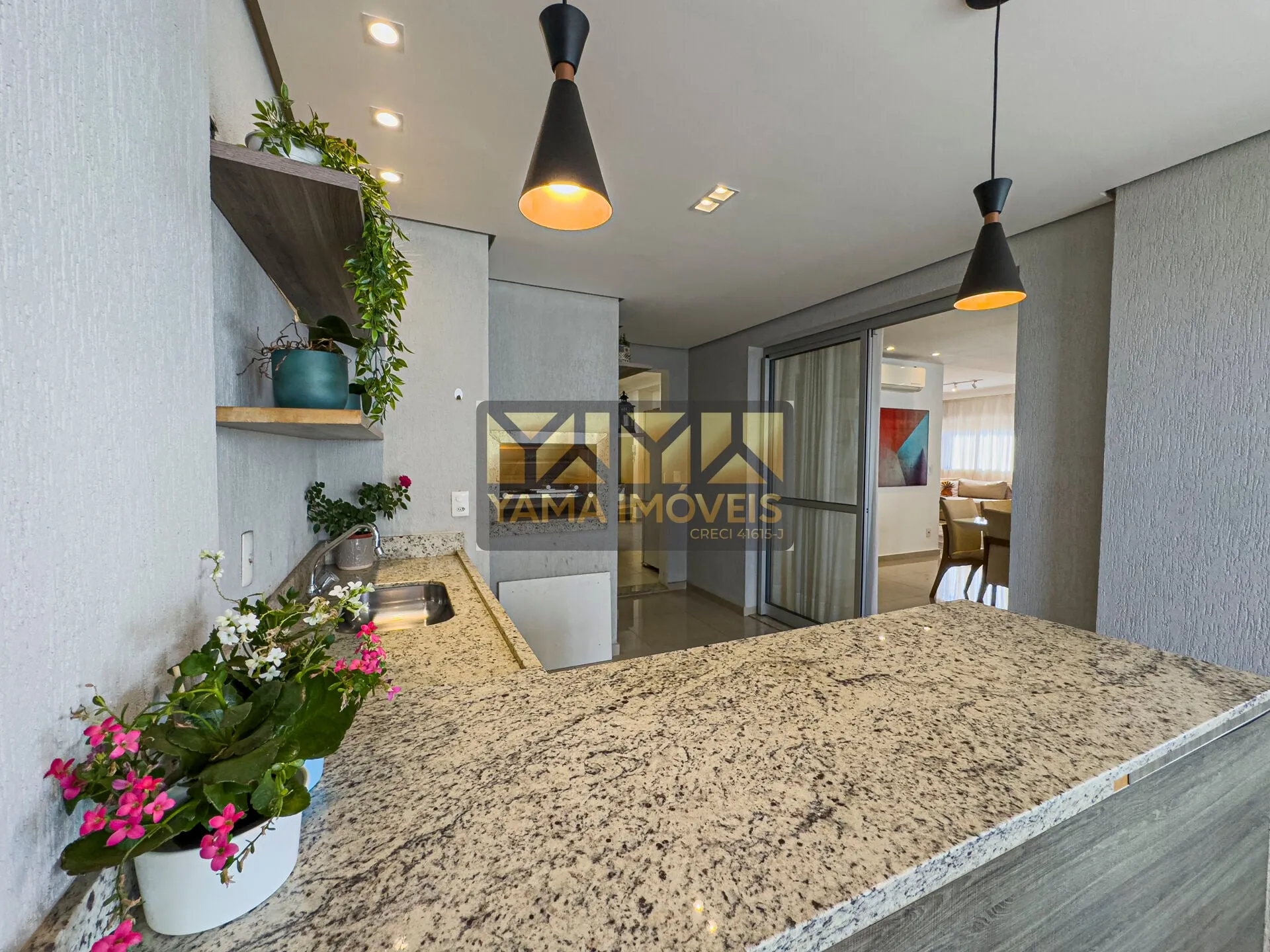 Imagem Edifício Stuttgart - Apartamento 3 Suítes, 214 m², Varanda Gourmet - Edifício Stuttgart - Bosque das Juritis