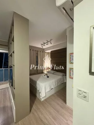 Imagem Flat disponível para locação no Condomínio Add Nova Berrini, com 33m², 1 dormitório e 1 vaga