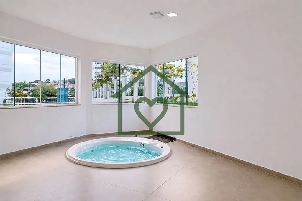 Imagem Este lindo apartamento conta com: 
 2 dormitórios (sendo 1 suíte) 
 55m² bem distribuídos 
 Saca...
