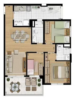 Imagem Apartamento com 3 quartos a venda em Jardim Saúde São Paulo SP, comprar Apartamento com 3 dormitórios a venda em Jardim Saúde São Paulo SP, apartament