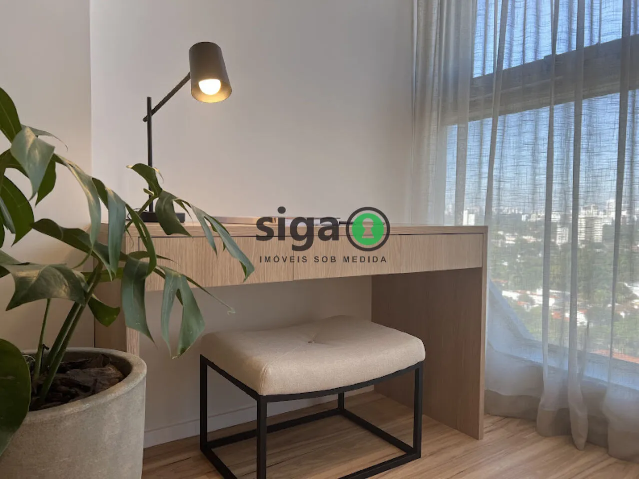 Imagem Apto Mobiliado com 66m² para locação em Pinheiros com 1 suite e 1 vaga