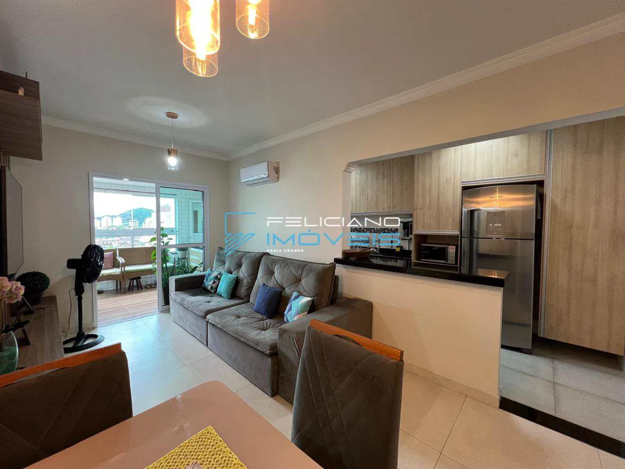 Imagem Apartamento com 2 quartos, Canto do Forte, Praia Grande - R$ 750 mil, Cod: 7462