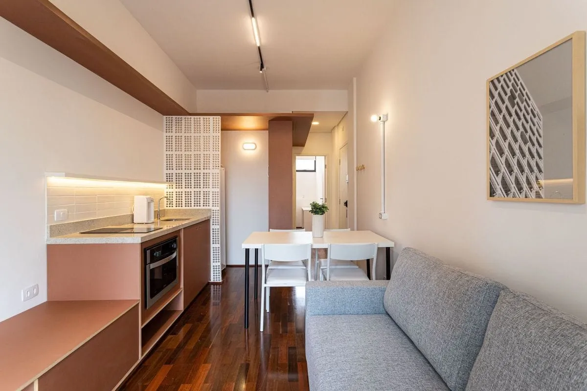 Imagem Apartamento com 1 Quarto para alugar, 35m² - Santa Cecília
