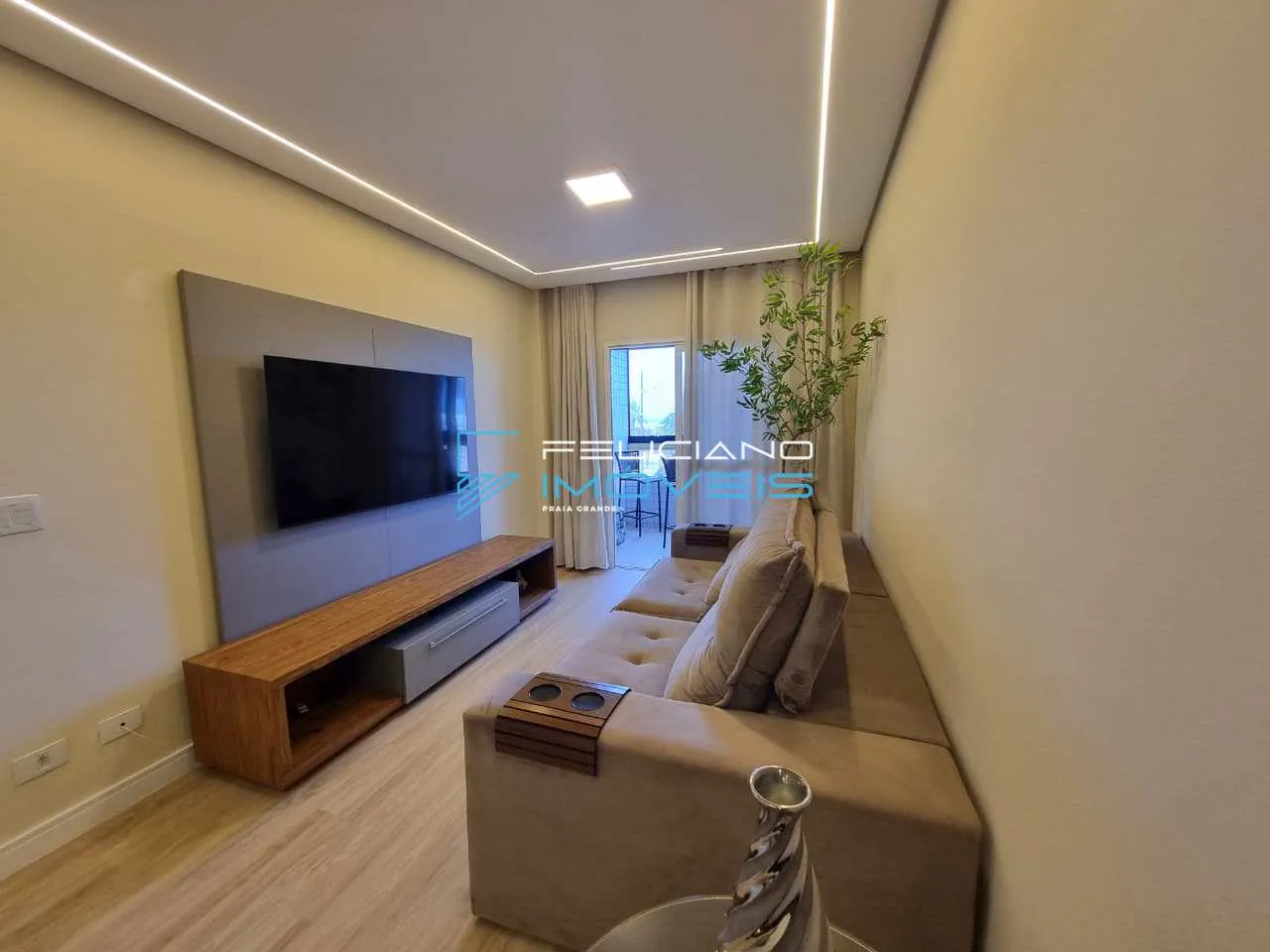Imagem Apartamento com 2 quartos, Mirim, Praia Grande - R$ 541 mil, Cod: 6576