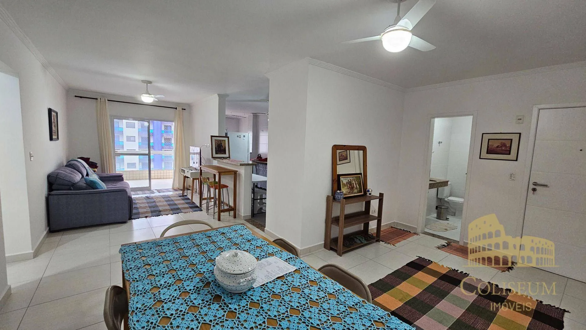 Imagem Apartamento com 3 dormitórios à venda, 122 m² por R$ 890.000,00 - Vila Guilhermina - Praia Grande/SP