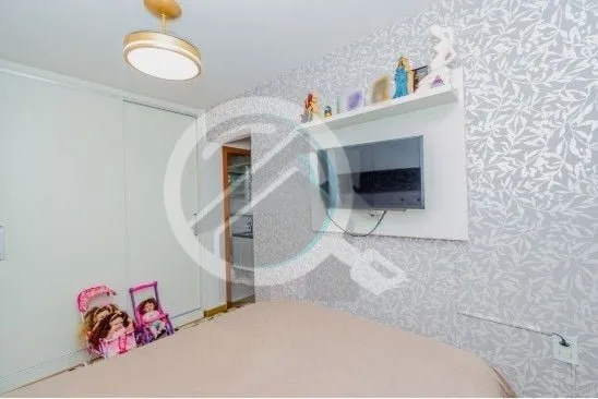 Imagem Apartamento com 57m², dois dormitórios sendo uma suíte, living, cozinha tipo americana, área de ...