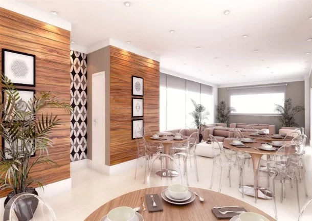 Imagem Apartamento com 3 dormitórios à venda, 89 m² por R$ 550.000,00 - Vila Assunção - Praia Grande/SP