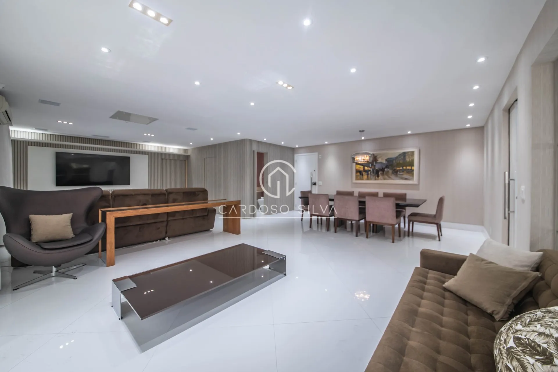 Imagem Apartamento no Condomínio Premier Espaço Cerâmica com 198m2 - 02 suítes e Office - Vista para o Boulevard