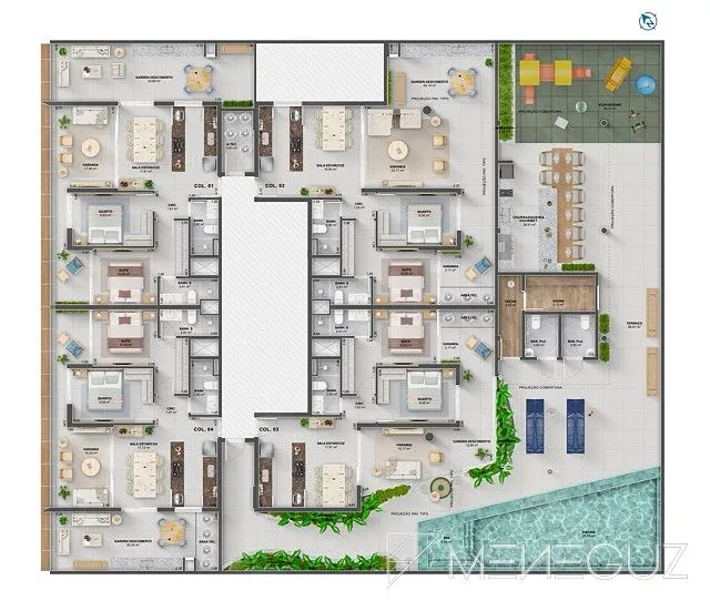 Imagem Breeze Enseada - Empreendimento de 2 quartos, na Enseada Azual em Guarapari