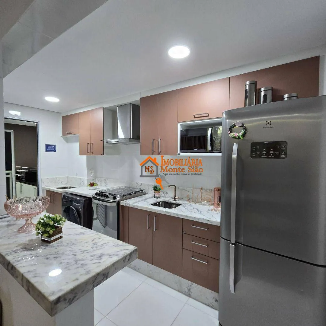 Imagem Apartamento com 2 dormitórios à venda, 59 m² por R$ 470.000 - Vila Nova Bonsucesso - Guarulhos/SP