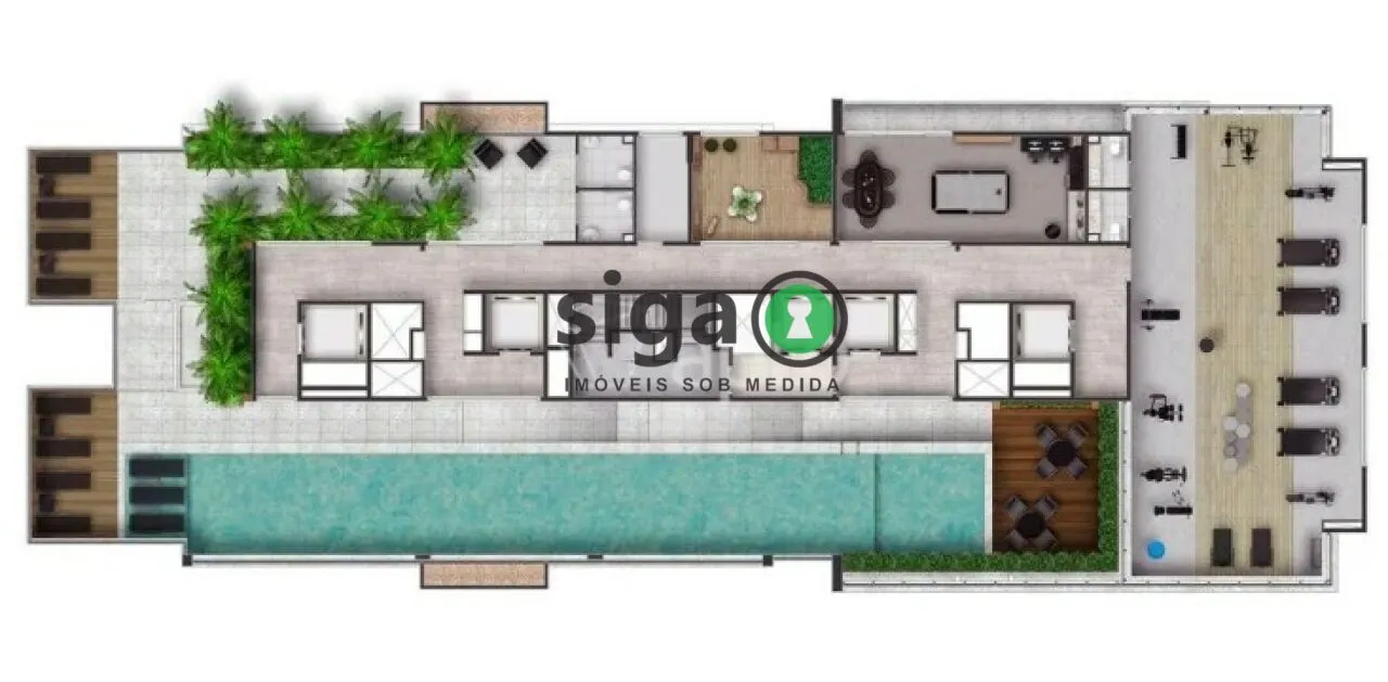 Imagem Apartamento à venda no Brooklin de 100m² com 2 suítes e 2 vagas em São Paulo