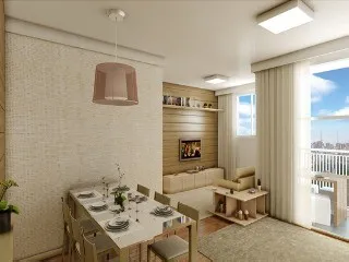 Imagem Apartamento de 2 quartos no Condomínio Park Club Bairro Jardim em Santo André-SP
