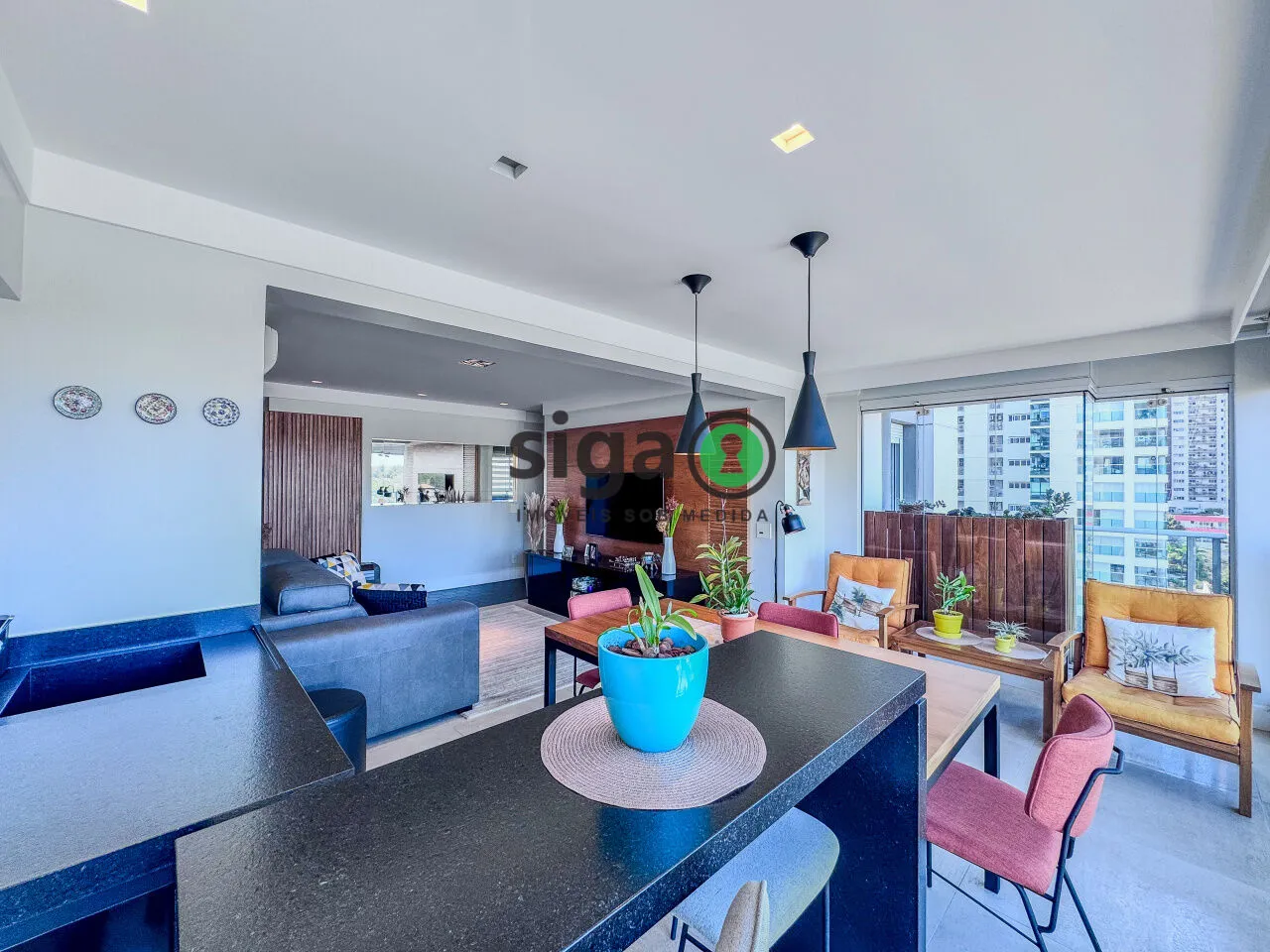 Imagem Apartamento à venda no Campo Belo de 89m² mobiliado, 2 dormitórios e 2 vagas