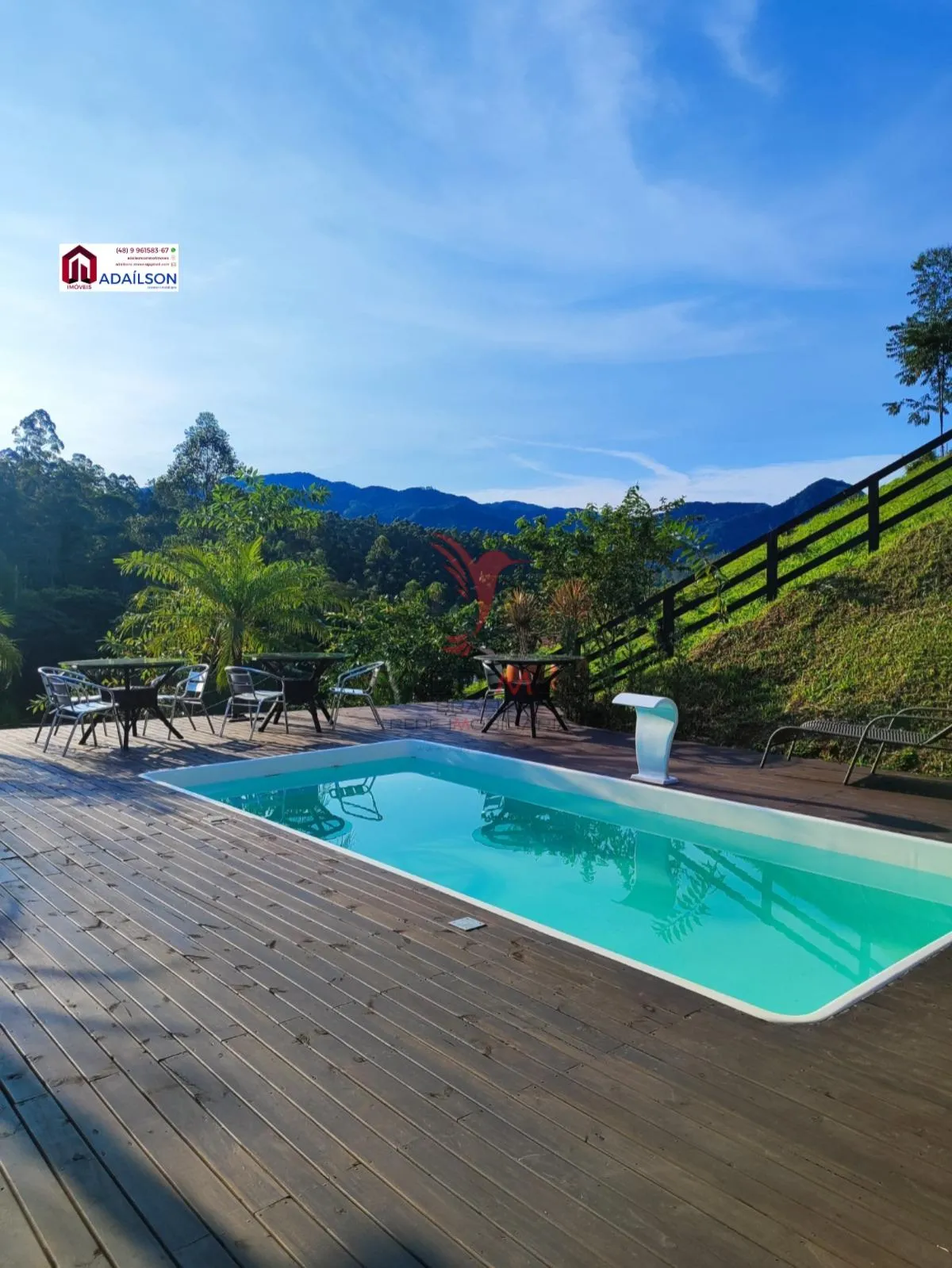 Imagem Linda chácara com piscina e jacuzzi à venda em Tijucas/SC