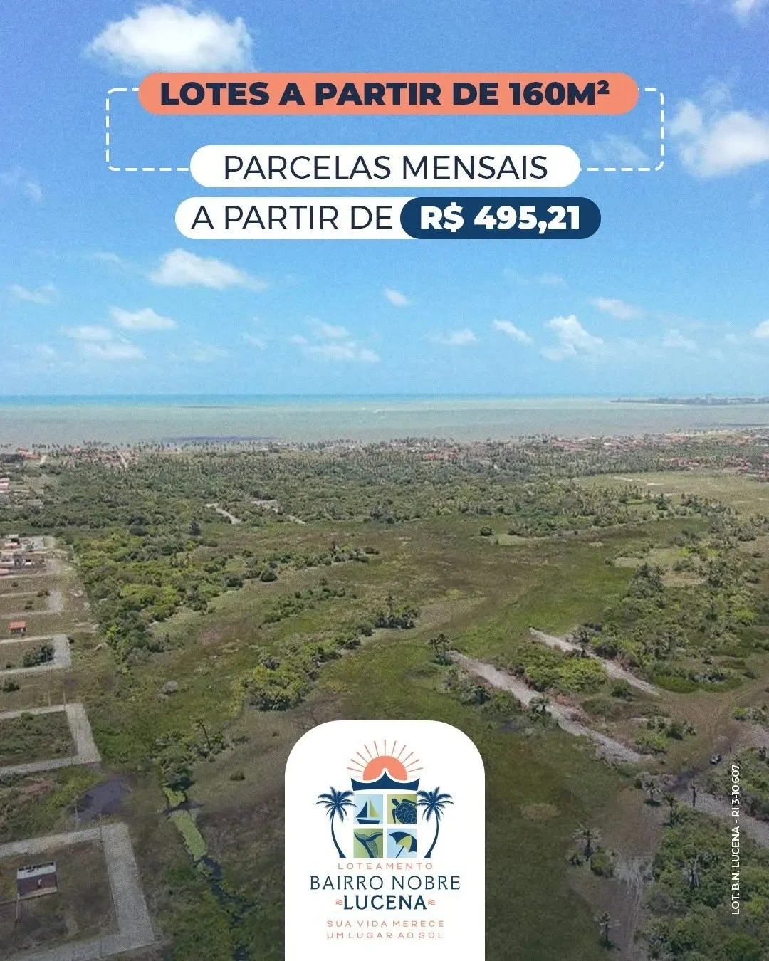 Imagem Terreno à Venda, 160 metros em Lucena - Lucena