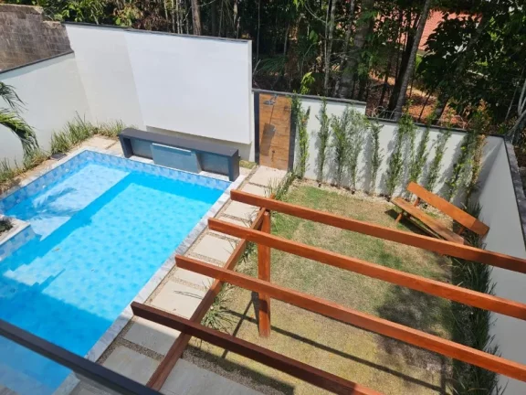 Imagem Casa nova em Alto Padrão, no condomínio Reserva do Parque , no bairro Ponta Negra , com 3 suítes e piscina com hidromassagem, aceita Financiamento