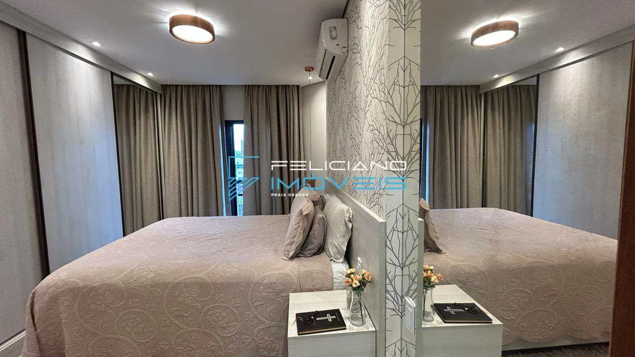 Imagem Apartamento com 2 quartos, Guilhermina, Praia Grande - R$ 699 mil, Cod: 7366