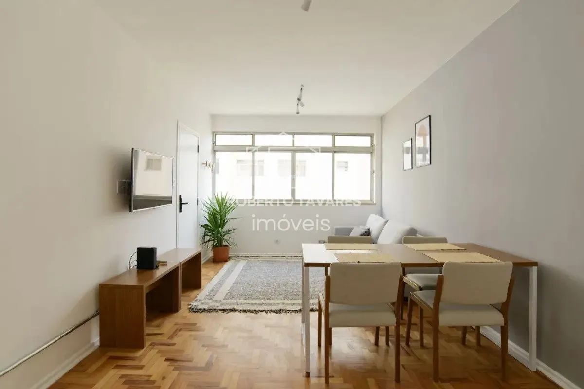 Imagem Apartamento Mobiliado de 110m² de área útil na Vila Mariana, com 4 Dormitórios, 2 Suítes - Próximo a estação metrô Ana Rosa